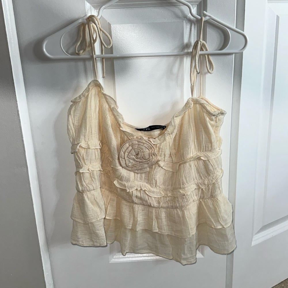 Roses top worn one